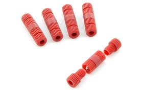 Kabelverbinder Posi-Lock Mini - 5 Stück - rot - klein