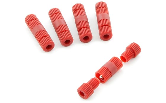 Kabelverbinder Posi-Lock Mini - 5 Stück - rot - klein - Bild 1