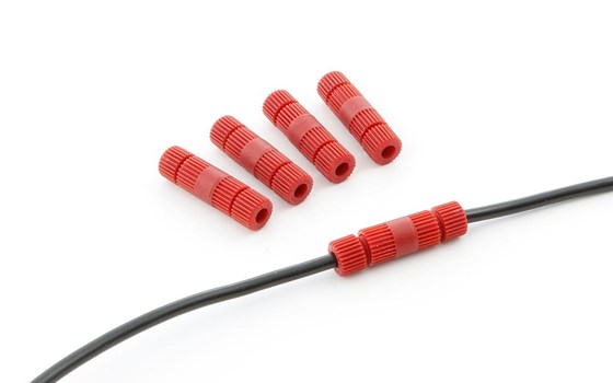Kabelverbinder Posi-Lock Mini - 5 Stück - rot - klein - Bild 2