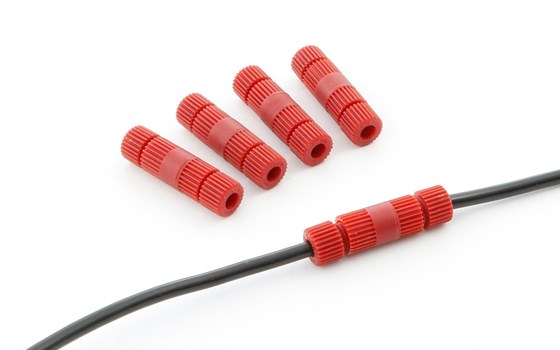 Kabelverbinder Posi-Lock - 5 Stück - rot - groß - Bild 2