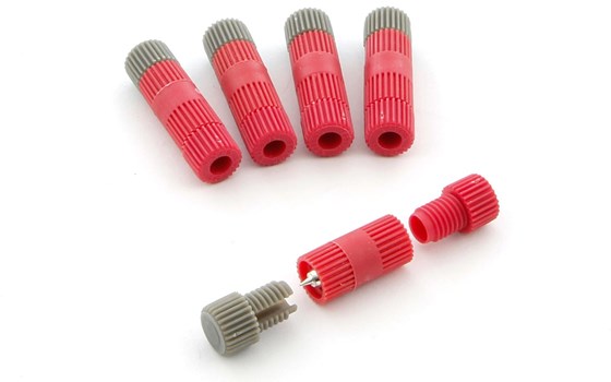 Kabelverbinder Posi-Lock Tap - 5 Stück- schwarz-rot - Bild 1