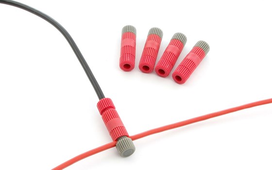 Kabelverbinder Posi-Lock Tap - 5 Stück- schwarz-rot - Bild 2