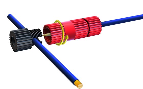 Kabelverbinder Posi-Lock Tap - 5 Stück- schwarz-rot - Bild 3