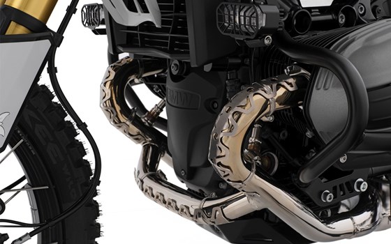 Krümmerschutz DAKAR R 12- silber - Bild 1