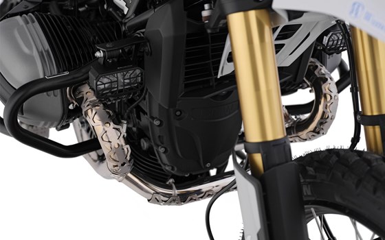 Krümmerschutz DAKAR R 12- silber - Bild 2