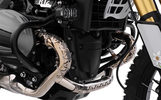 Krümmerschutz DAKAR R 12- silber - Bild 3