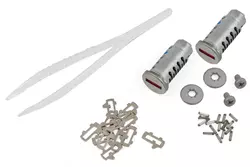 Codierbares Schloss für X-BAG X32 Seitentaschen - silber - Satz Codierbares Schloss für X-BAG X32 Seitentaschen - silber - Satz