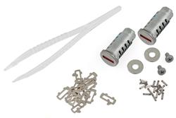 Codierbares Schloss für X-BAG X32 Seitentaschen - silber - Satz