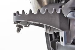 Schräglagenindikator für original BMW Enduro Fußrasten R 13 - Edelstahl - Satz