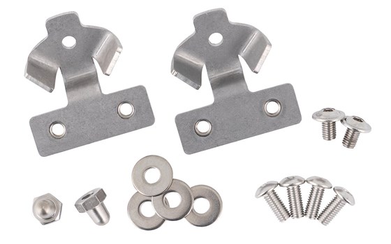 Schräglagenindikator für original BMW Enduro Fußrasten R 13 - Edelstahl - Satz - Bild 3