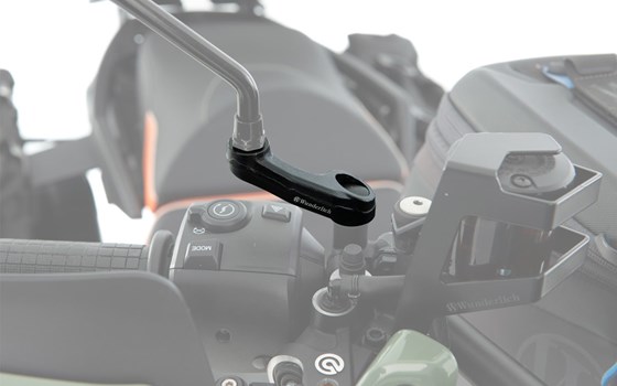 Spiegeladapter up + wide Pan America- schwarz - Bild 1