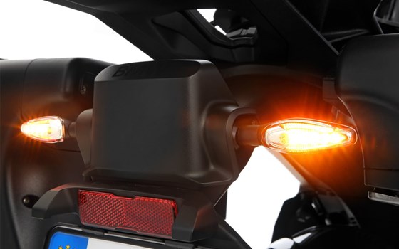 KOSO LED Blinker Sonic mit Rücklicht+Bremslichtfunktion - matt schwarz - Satz - Bild 2