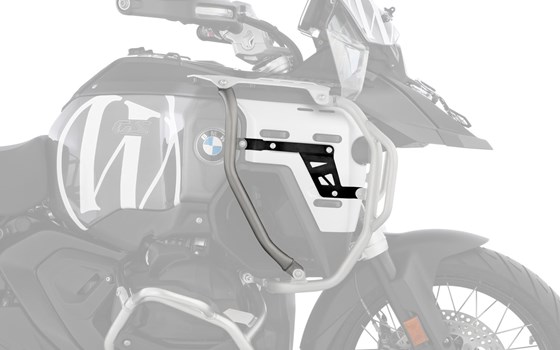 Erweiterungsbügel für R 1300 GS Adv Tankschutzbügel ULTIMAT- silber-schwarz - Bild 1