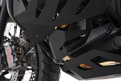 Krümmerschutz ULTIMATE R 1300 GS + Adventure - schwarz - Satz