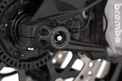 Achs-Schutzpads DOUBLESHOCK Multistrada V2 - schwarz - vorne