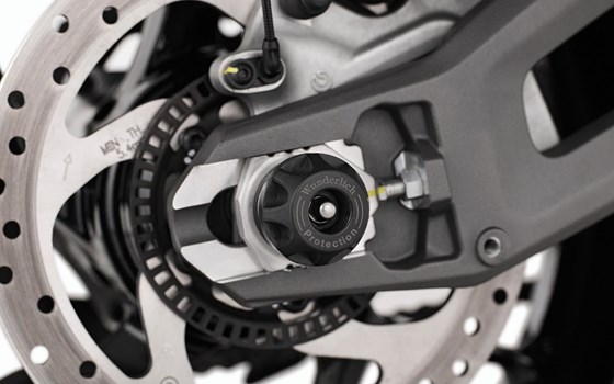 Achs-Schutzpads DOUBLESHOCK Multistrada V2 - schwarz - hinten - Bild 2