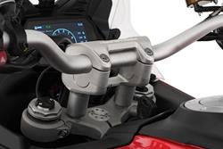 Lenkererhöhung ERGO Multistrada V2 - silber - 25 mm