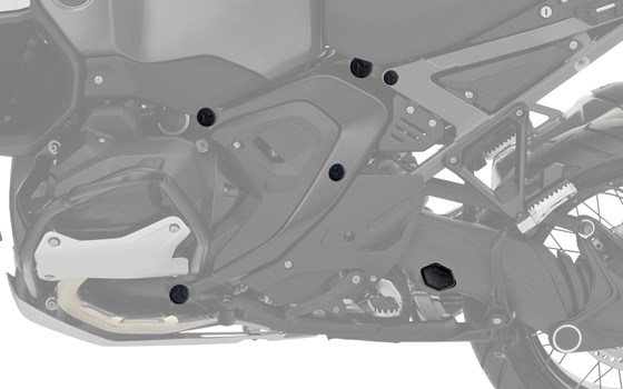 Rahmenstopfen 10-teilig R 1300 GS Adventure - schwarz - Satz - Bild 1
