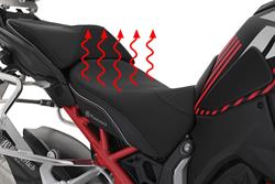 Fahrersitzbank AKTIVKOMFORT mit Sitzheizung Multistrada V4 - schwarz - tief