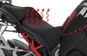 Fahrersitzbank AKTIVKOMFORT mit Sitzheizung Multistrada V4 - schwarz - tief