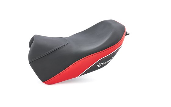 Fahrersitzbank AKTIVKOMFORT mit Sitzheizung Multistrada V4 - schwarz-rot - tief - Bild 1