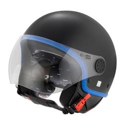 Helm PIAGGIO Vespa Visor 4.0 DEC, schwarz matt, Gr. L1, 59cm Jethelm