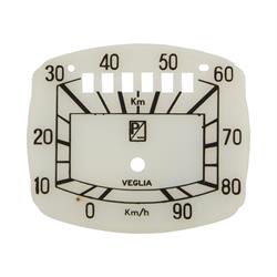 Ziffernblatt Veglia Borletti Tachometer für Vespa 150 VB1