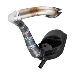 Rennauspuff DEXTER Modern Box 32 W1R, Stahl für Vespa PK50-125/S/XL/XL2