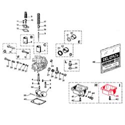 Schwimmerkammer DELL'ORTO "I", für Vergaser PHBD, 0944400 96