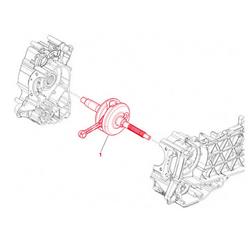 Kurbelwelle PIAGGIO 1A0027400A - 1A01654601 für Vespa GTS/GTS Super 125/150ccm 4T LC iGet (Euro4)