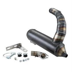 Rennauspuff EGIG Performance Superbanana Sport, Stahl unlackiert für Vespa 90/R/SS/100/125/PV/ET3