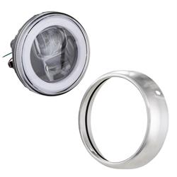 Scheinwerfer SIP PERFORMANCE LED rund 115 mm für Vespa 125 VNB3-6/150 VBA/VBB/VGLA-B/GS VS5/160 GS