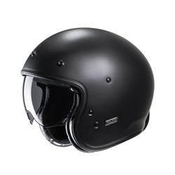 Helm HJC V31 Solid, schwarz matt, Gr. M, 57-58 cm Jethelm