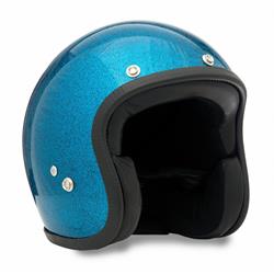 Helm 70´S METAL FLAKES, blau, Gr. XXL, 63-64 Jethelm