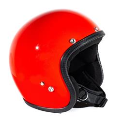 Helm 70´S PASTELLO Vintage, rot, Gr. XS, 53-54 Jethelm