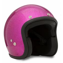 Helm 70´S METAL FLAKES, fuchsia, Gr. L, 59-60 Jethelm