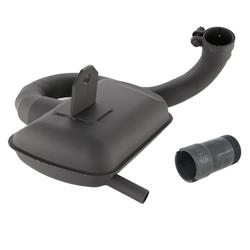 Rennauspuff SIP ROAD 2.0 0205/ 0206, Stahl schwarz, Farbe (ESD): silber für Vespa 160 GS/180 Rally/SS