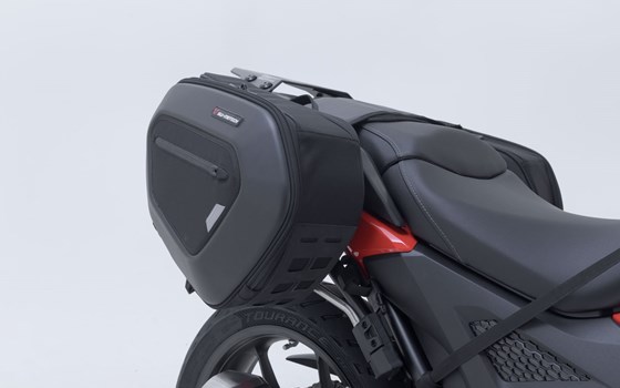 PRO BLAZE H Satteltaschen-Set. Schwarz. Honda NC750X / XD (20-). - Bild 3