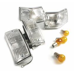 Blinker Kit PIAGGIO vorne & hinten für Vespa PX80-200/PE/Lusso/T5 Classic