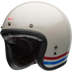Helm BELL Custom 500 Stripes, weiß, Gr. L, 59-60cm Jethelm
