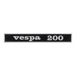 Schriftzug VESPTEC Vespa 200 Heck hinten für Vespa 50 R, V5A1T 828604 ->