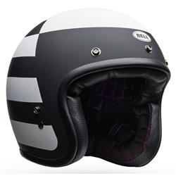 Helm BELL Custom 500 Parlor, schwarz/weiß matt, Gr. XL, 61-62cm Jethelm