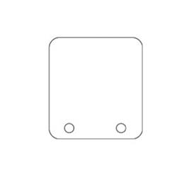 Membranplättchen MALOSSI MHR 90°