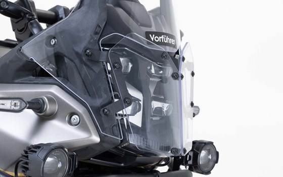 Scheinwerferschutz. Halterung mit Blende. Yamaha Ténéré 700 (24-). - Bild 3