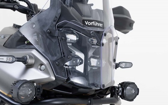 Scheinwerferschutz. Halterung mit Blende. Yamaha Ténéré 700 (24-). - Bild 4
