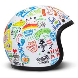 Helm DMD RETRO Soul, weiß matt, Gr. XS, 54cm Jethelm