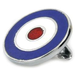 Pin mit Motiv "Target"