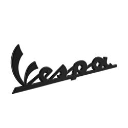 Schriftzug PIAGGIO "Vespa" Beinschild 2H005863 für Vespa GTV 300 RST (2023-)
