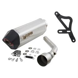 Rennauspuff SCORPION "Red Power" für Vespa GTS/GTS Super/GTV 300ccm HPE (`19-`20)