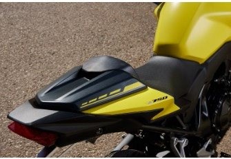 Soziussitzabdeckung Schwarz/Gelb // Honda CB750 - Bild 1